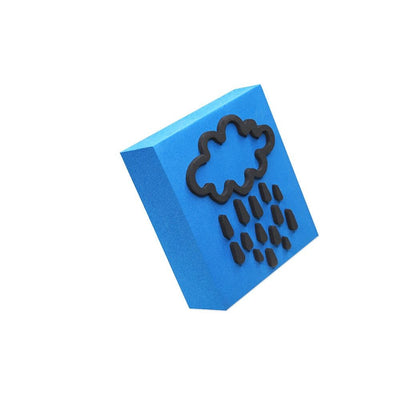 Foam Stamp Block Rain Cloud