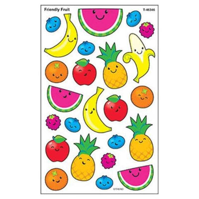 Friendly Fruit Stickers 192/pk (8 Sheets)