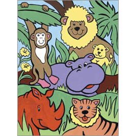 My First Jungle Animals Paint by Number