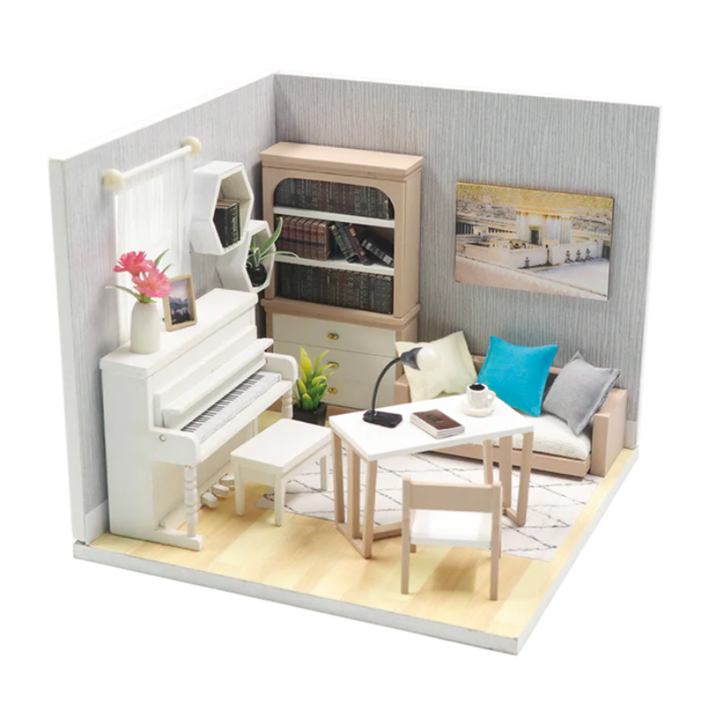 Miniature Living room Kit 5" x 5" x 4.5"
