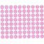 Color Coding Dot Sticker (Pink, 3/4", 32)