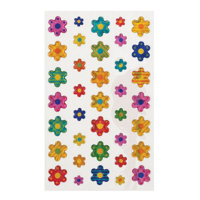 Peel and Stick Flower Shape Jelly Stickers 37/pk