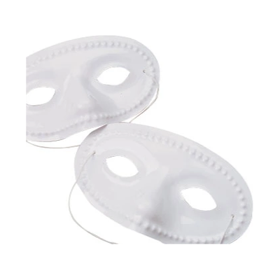 White Eye Masks 24/pk