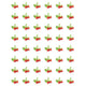 Radish Stickers Round 19mm Color Print 10 /pk