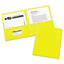 Two Pocket Paper Folders (Assorted, 100 Pack)