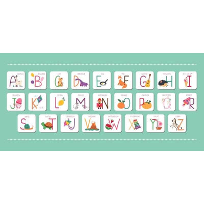 ABC huge poster card 50 x 24.