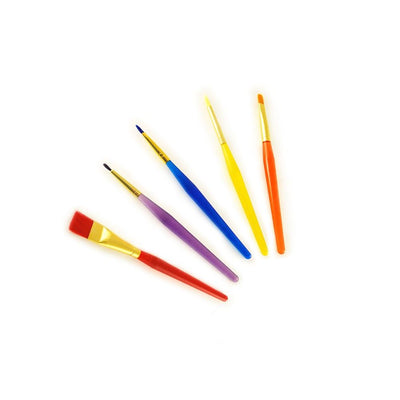 Lil' Artist Acrylic Brushes x5 Multi-Color
