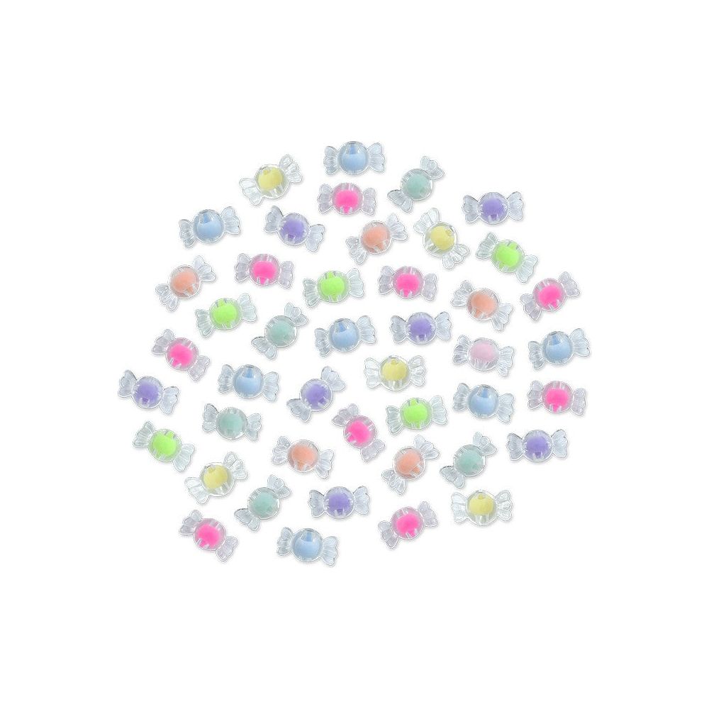 Fashion Acrylic Multi Mini Candy Beads (Closeout)