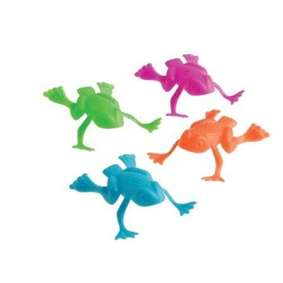 Plastic Jumping Frogs 2" 144/pk