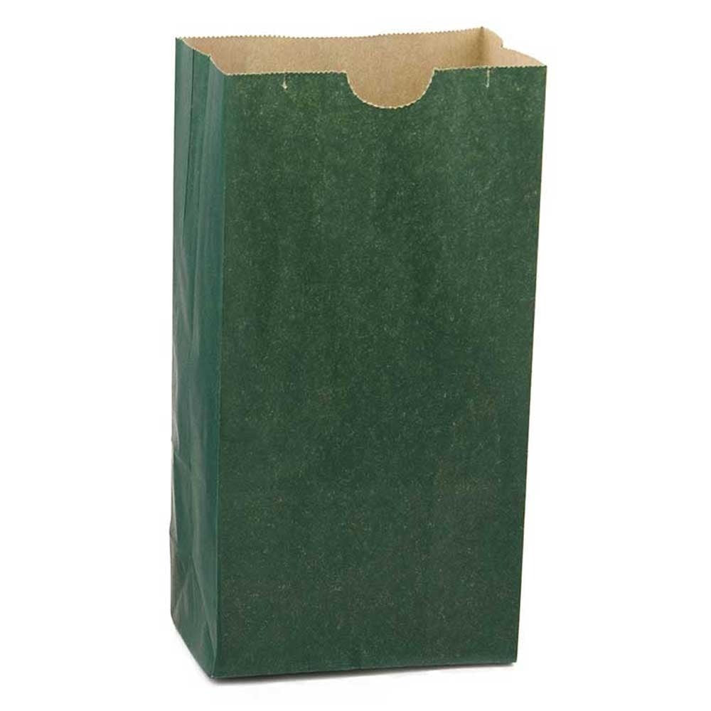 Craft Paper Bags (Small 4.5" x 2.5" x 8.5", Red, 100)