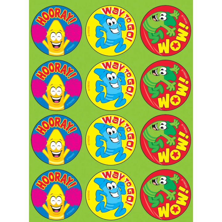 Fruit Punch Scented Smelly Stickers 48 Ct.