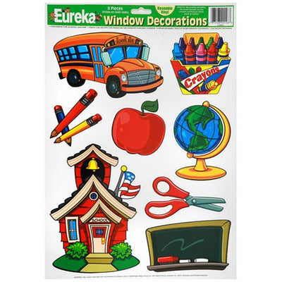 Window Cling School Tools