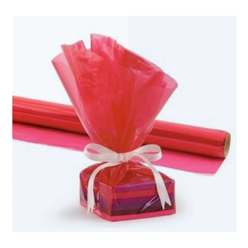 Cello Wrap Rolls - Pink, 20 inch x 5 ft