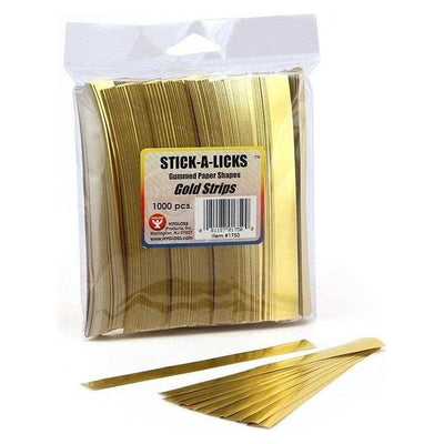 Stick A Lick Strips (1/2" X 5", Assorted, 1000/pk)