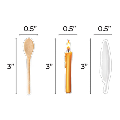 Bedikas Chometz Cutout 3 "20 sets