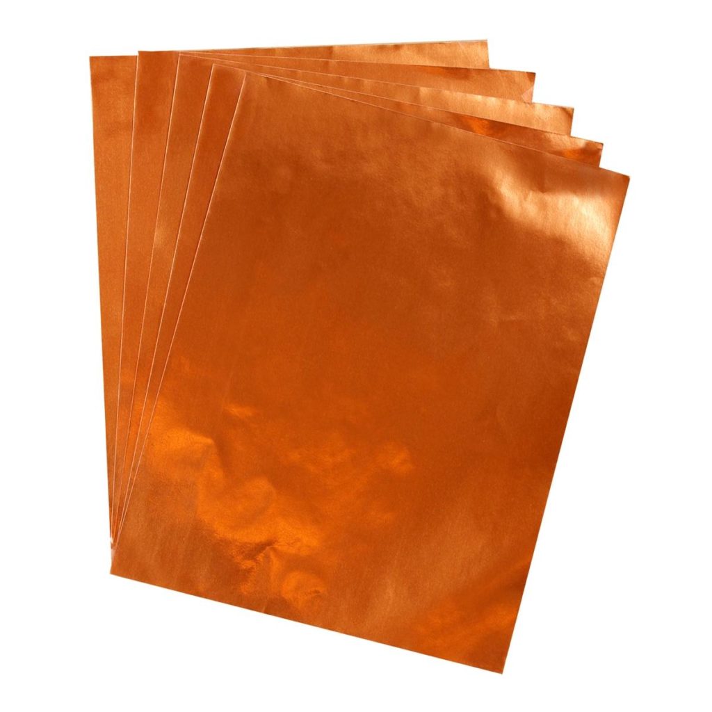 Large Metallic Foil Paper 20" x 26" 12/Sheets Copper