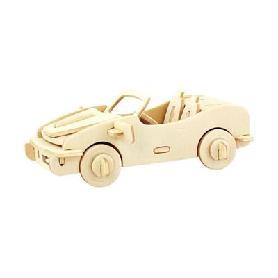 3D Wooden Puzzle Racing Car