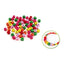 Wood Letter Beads Multi 8mm 70/pk (closeout)