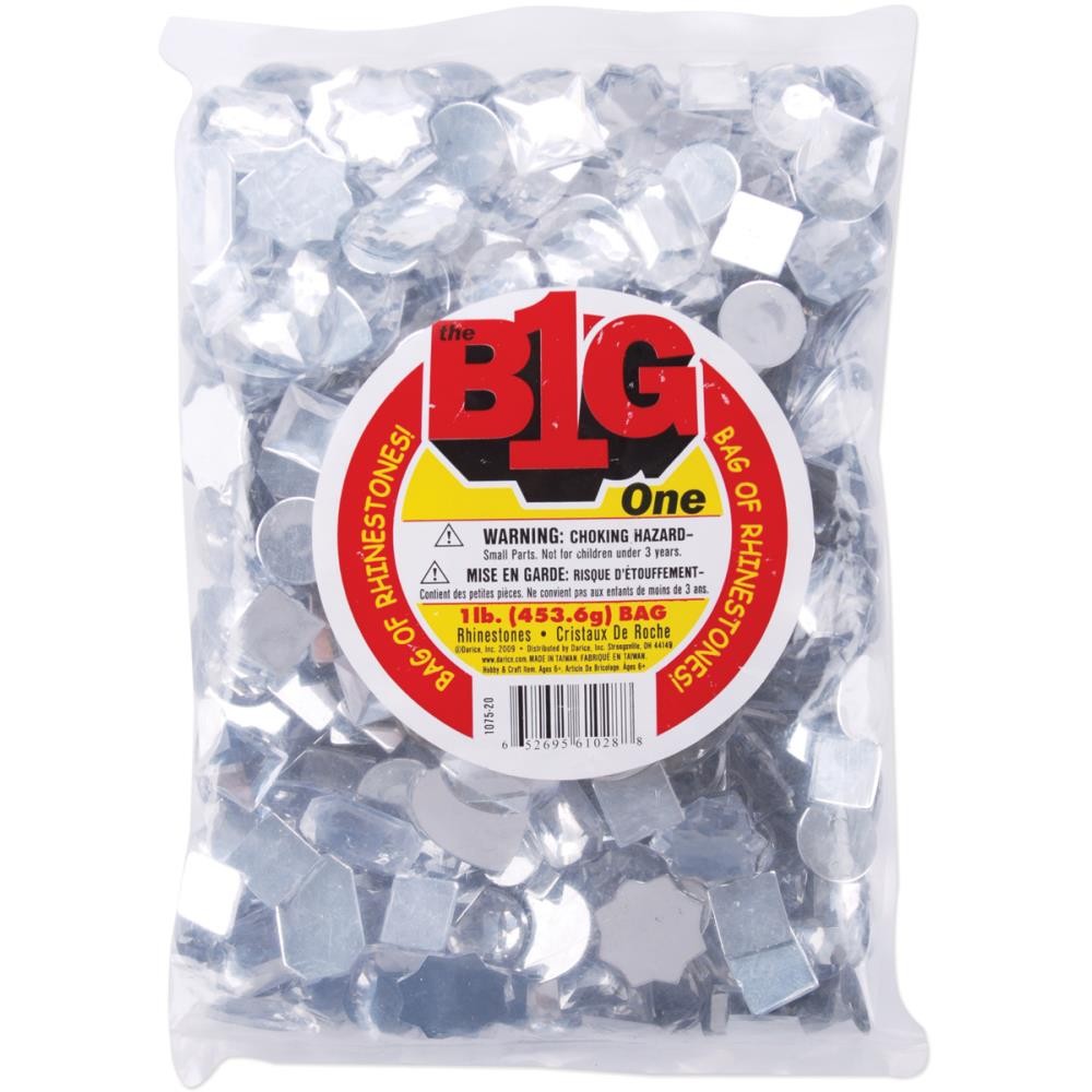 Rhinestone Crystal Assorted Shapes1lb (Closeout)