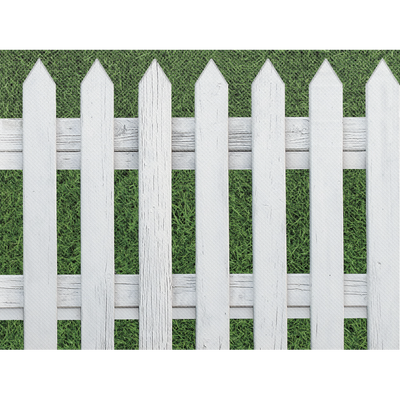Better Than Paper White Picket Fence Bulletin Board Roll 18" x 12'