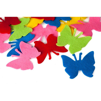 Butterfly Felt Shapes 2 3/4" x 2 1/4" 20/pk Discontinued