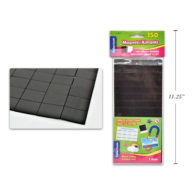 Adhesive Magnets 1mm 150/pk