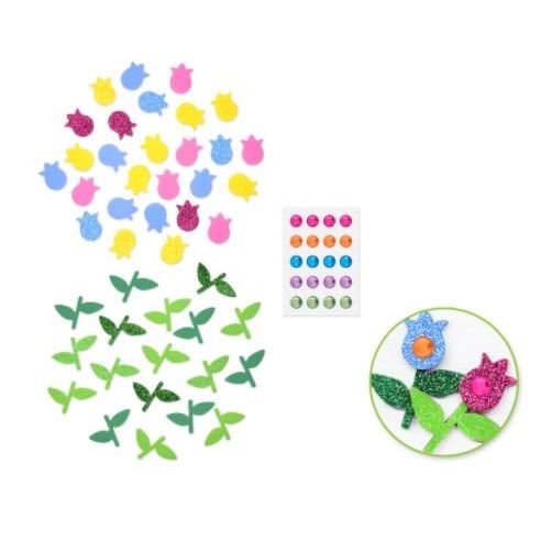 DIY Foam/Gem Tulip Craft Kits