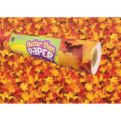 Better Than Paper Bulletin Board Roll (Fall Leaves), 4' x 12'