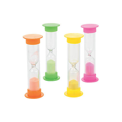 Plastic 3-Minute Salt Timers 12/pk
