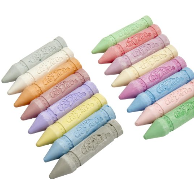 Crazy art Washable Sidewalk Chalk Bucket Asst. 64ct.
