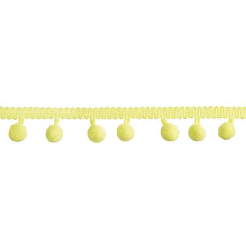 Green Mini Pom Pom Garland: 0.5" x 2 yards