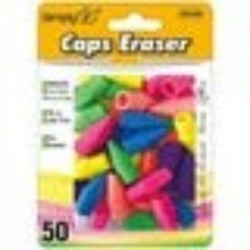 Assorted eraser top 50/pk