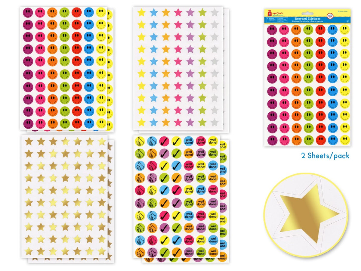 Reward Stickers 4 Styles (Discontinued)