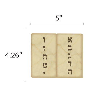 Stone Tablet Luches cutout (Square) 5-inch 20/pk