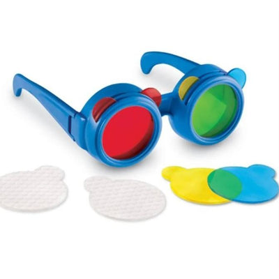 Color mixing glasses
