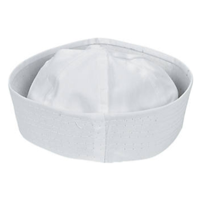 DIY White Cotton Sailor Hats 12/pk