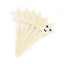 Wood Die Cut Craft Sticks (Heart, 6/pk) (Closeout)