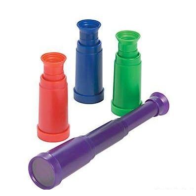Collapsing Pirate Telescopes 12/Pk 2.5" extends to 5"