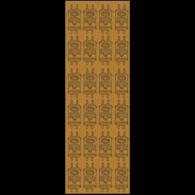 Stickers Gold Torah small (25)