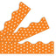 Orange Polka Dots Trimmers 2 1/4in x 39ft 12/pk