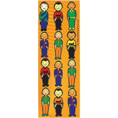 Boy Die Cut Stickers (6 Sheets)