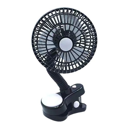 Clip On Fan 5.5" Rechargable With Battery Backup
