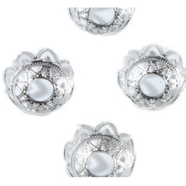 Silver Candle Base 45/pk