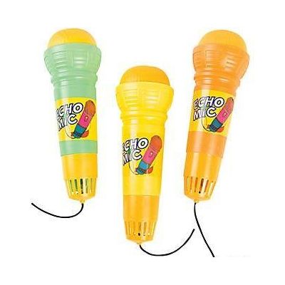 Plastic Echo Microphones 9" 1pc