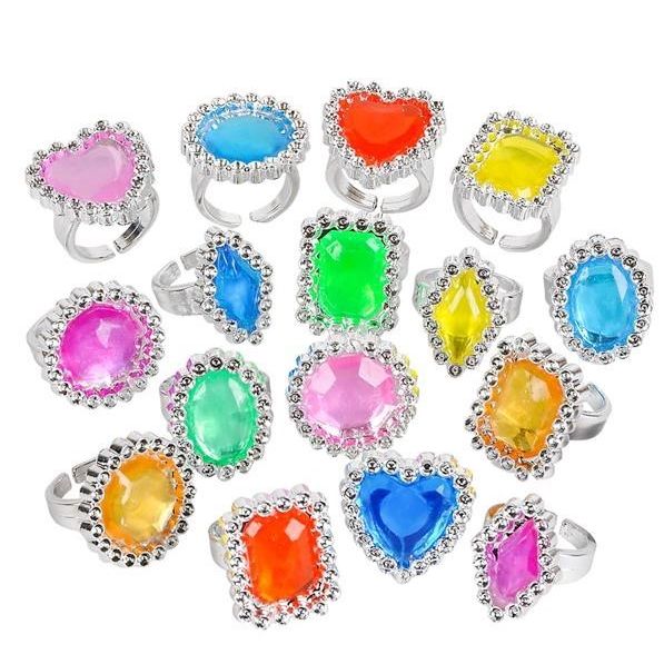 Jewel Plastic Ring 1" 144/pk