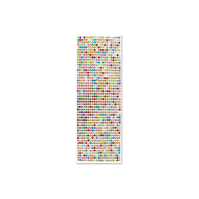Adhesive Rhinestone Assorted 4mm 1029/pk