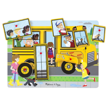 Melissa & Doug The Wheels on the Bus Sound Puzzle