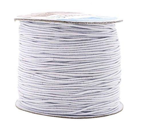 Elastic Cord 1mm 109 Yards, White_x000d_
_x000d_