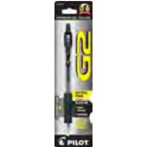 G2 Gel Retractable Pen Extra Fine Black