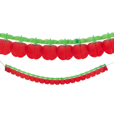 Apple Honeycomb Garland, 9 ft.